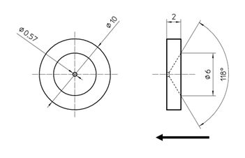 Orifice BM55 0,57mm