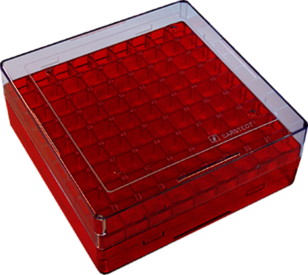 Cryobox 10x10, voor 100 ampullen van 2 ml