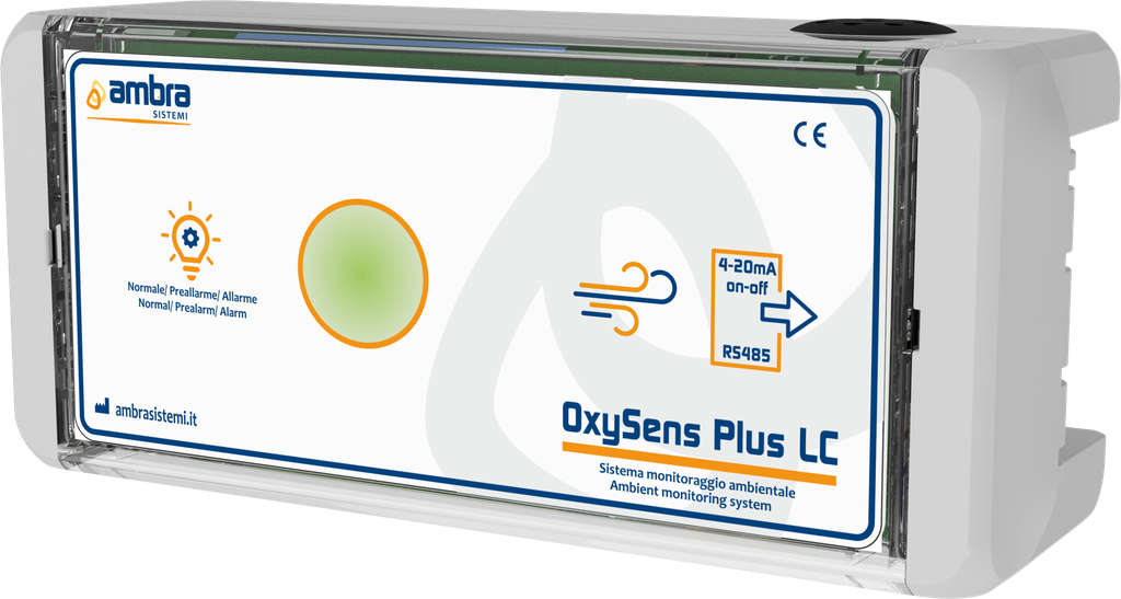 OxySens Plus LC, O2 gasdetectie 0-25%Vol